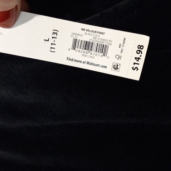 No Boundaries Embellished Jogger athleisure Pants black  high-rise black cozy - Picture 8 of 13